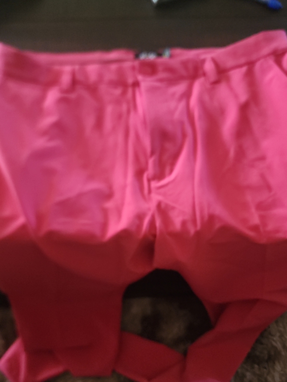 Men's Dress Pants in Bright Pink